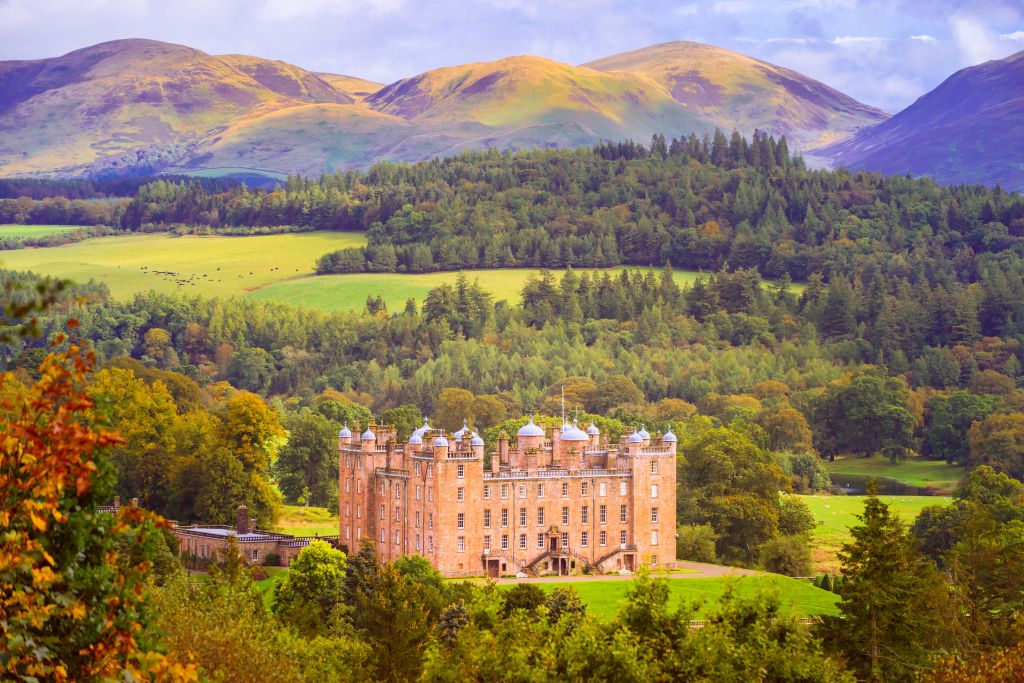 Drumlanrig Castle is situated on the Queensberry Estate in Dumfries and Galloway. Part of the South West Coastal 300 route.